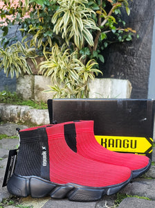 Tênis Meia Cano Alto Kangu Flayt Bicolor