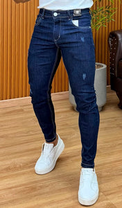 Calça Jeans Hero Essence Escura Puídos