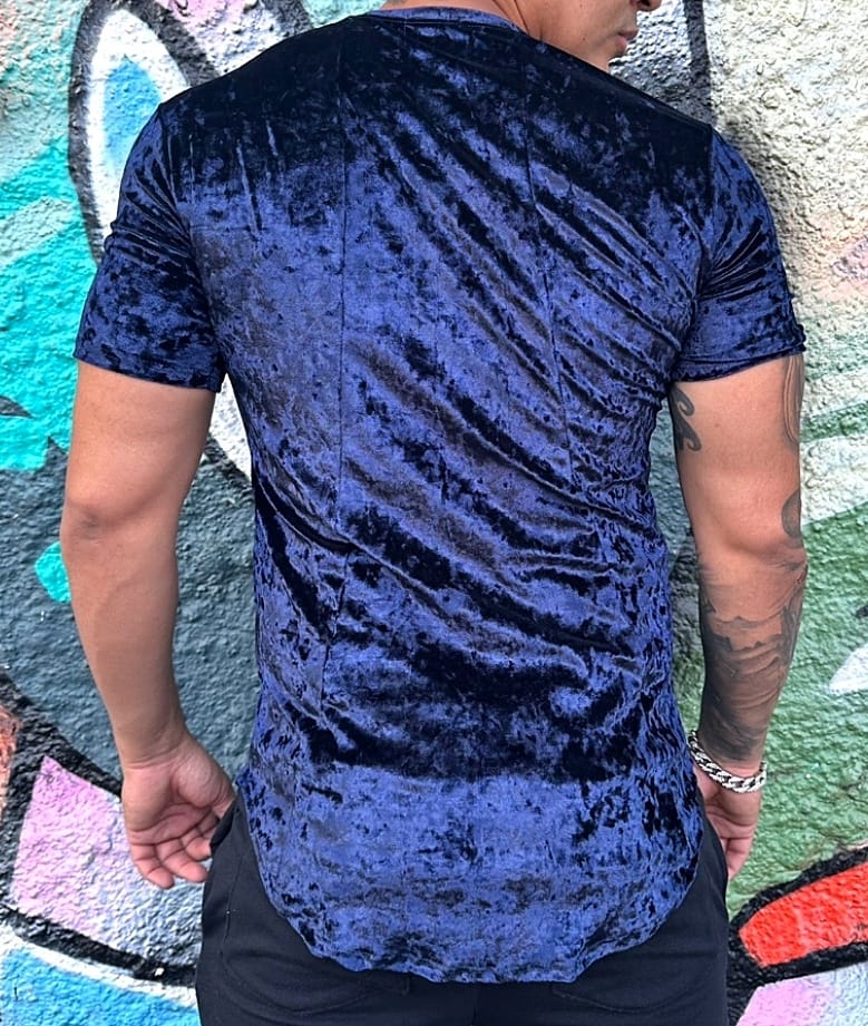 T-shirt Glossy Blue