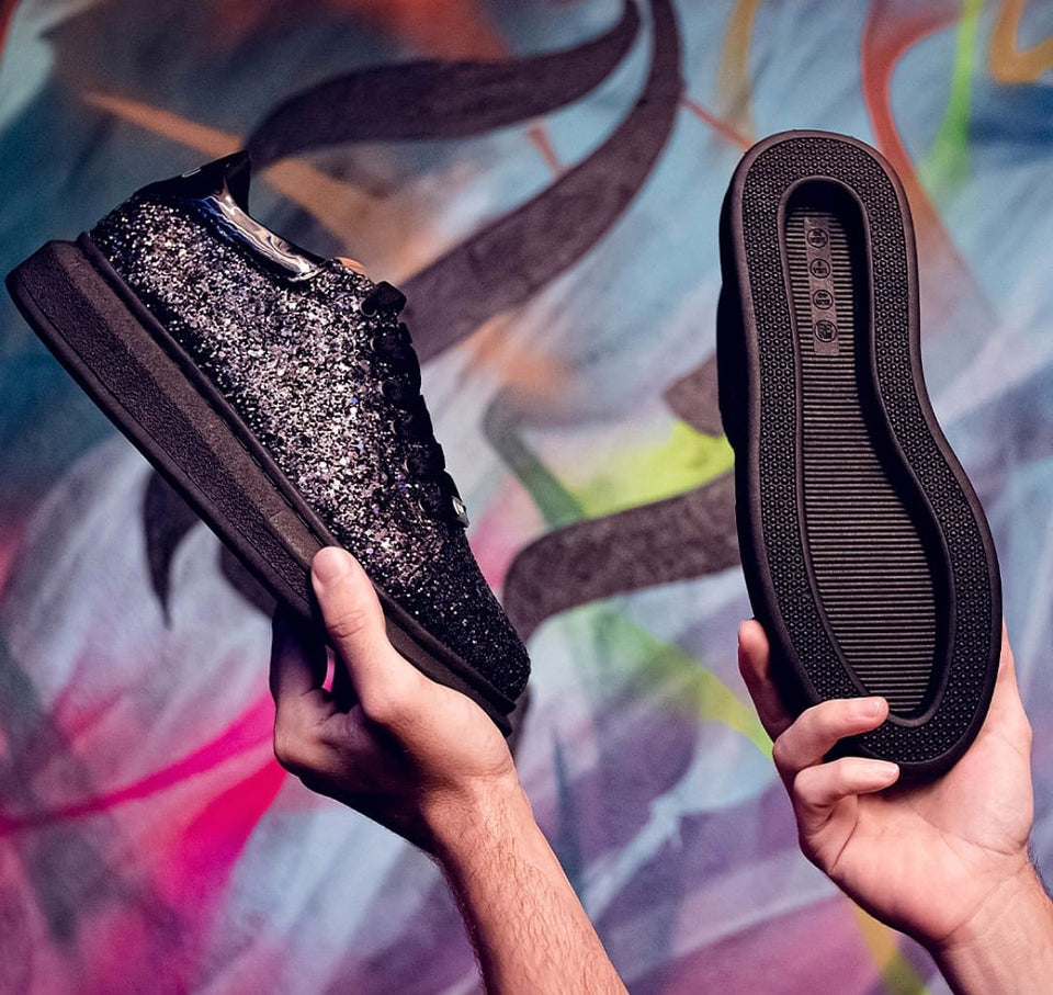 Kangu Oversized Strass Black