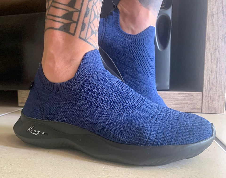 Tênis Kangu Meia Big Azul marinho