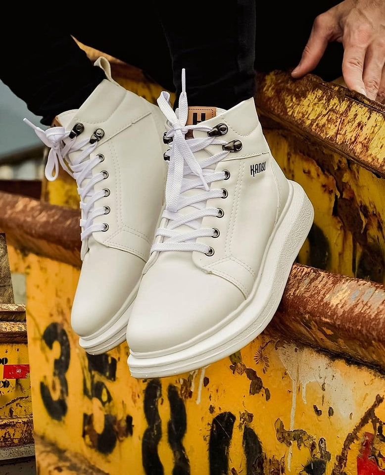 Kangu All Boots White