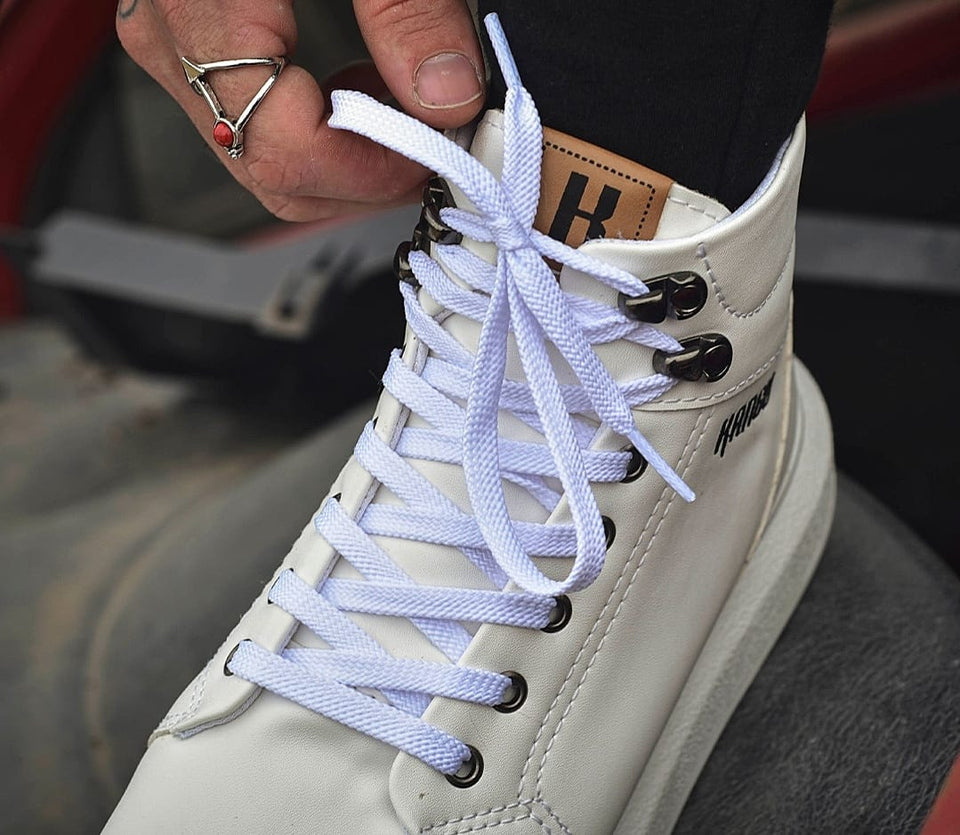 Kangu All Boots White