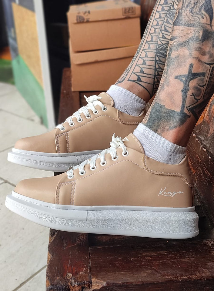 Tênis Kangu Oversized Nude