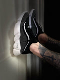 Tênis Kangu Flayt Level Black solado branco