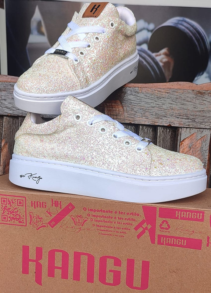 Kangu Oversized Strass White
