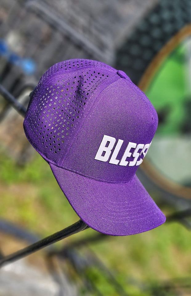 Boné Aba Curva BLESSED ROXO