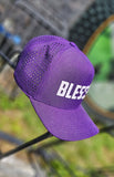 Boné Aba Curva BLESSED ROXO