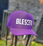 Boné Aba Curva BLESSED ROXO