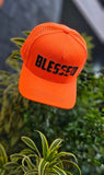Boné Aba Curva BLESSED LARANJA NEON