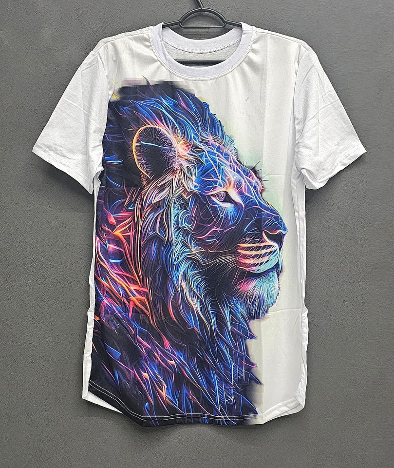 T-shirt Lyon Neon White