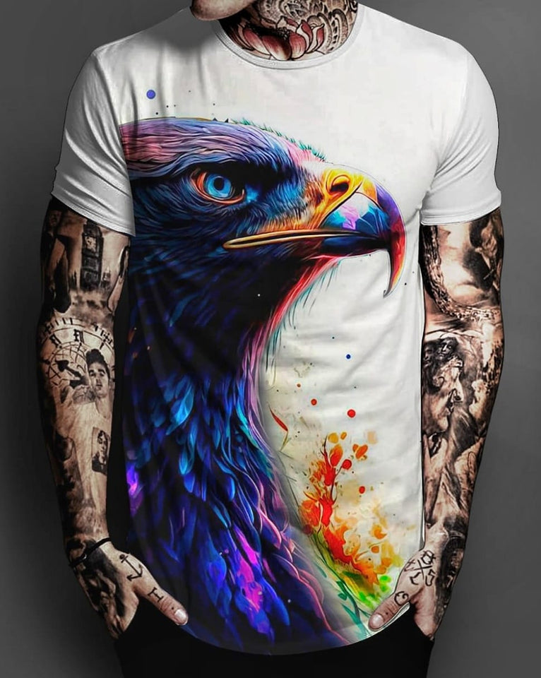 T-shirt Águia Neon White