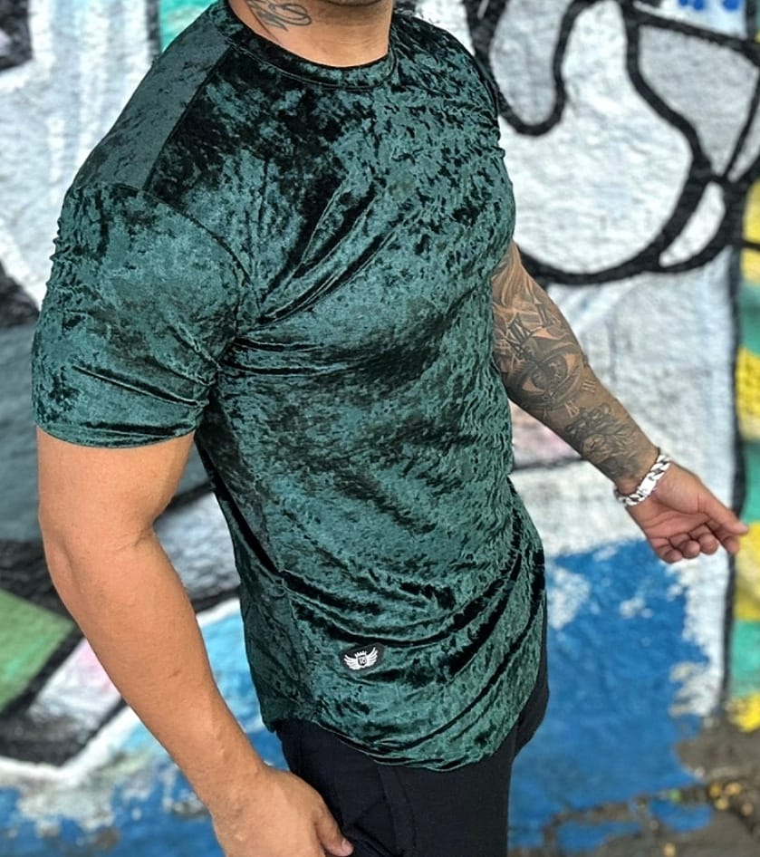 T-shirt Glossy Green