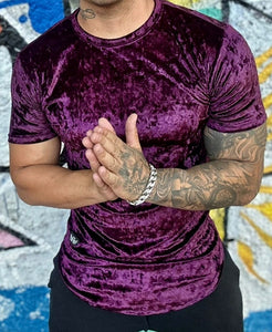 T-shirt Glossy Purple