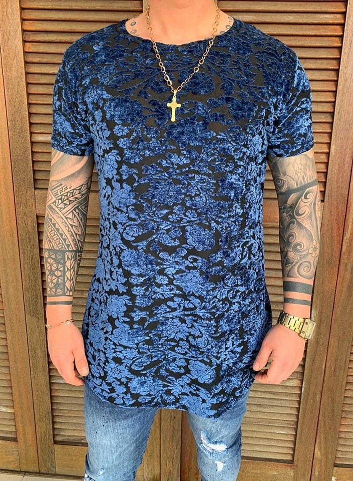 ✨️ T-shirt Flowers Blue ✨️