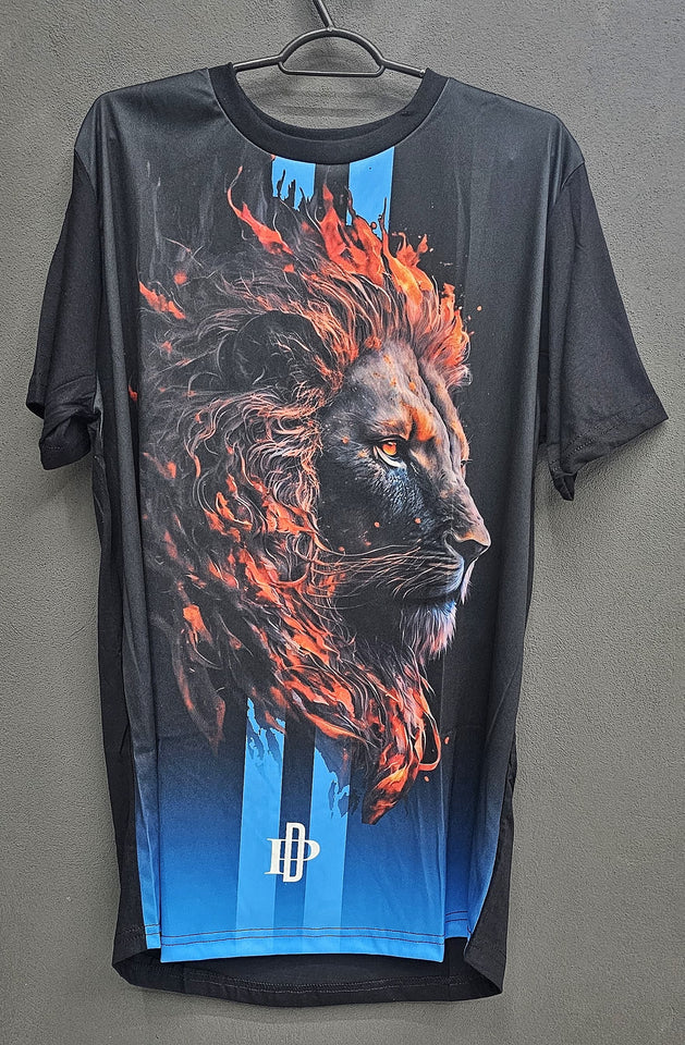 T-shirt Lyon Fire Black
