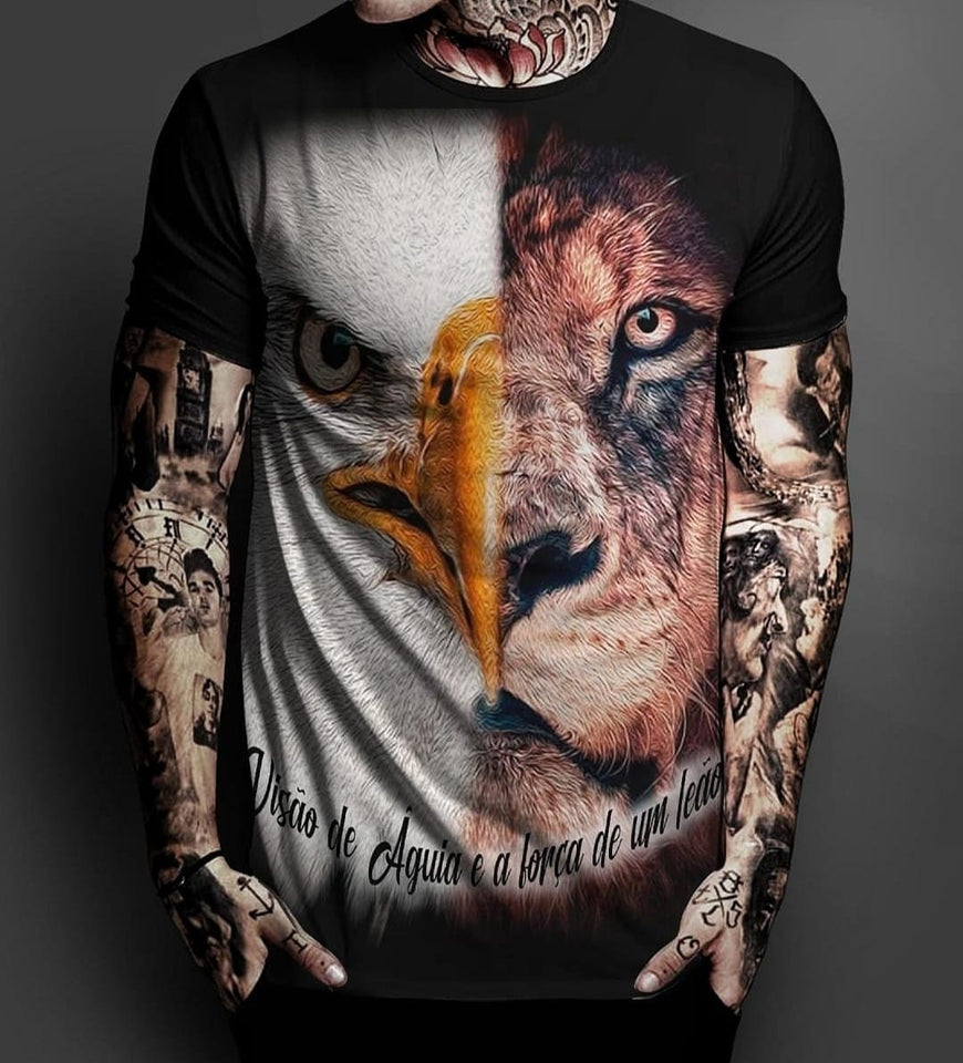 T-shirt Cara Metade