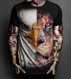 T-shirt Cara Metade