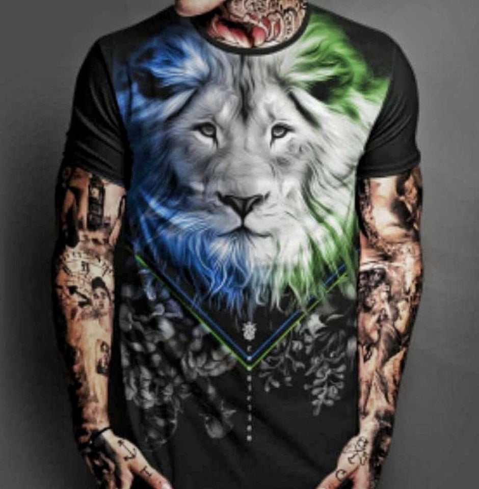 T-shirt Lyon Green/Blue