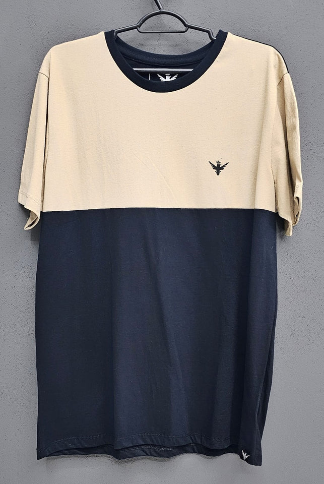 T-shirt Evoque Bicolor Creme Forte