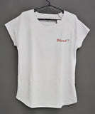 T-shirt lessed Raglan EUA White