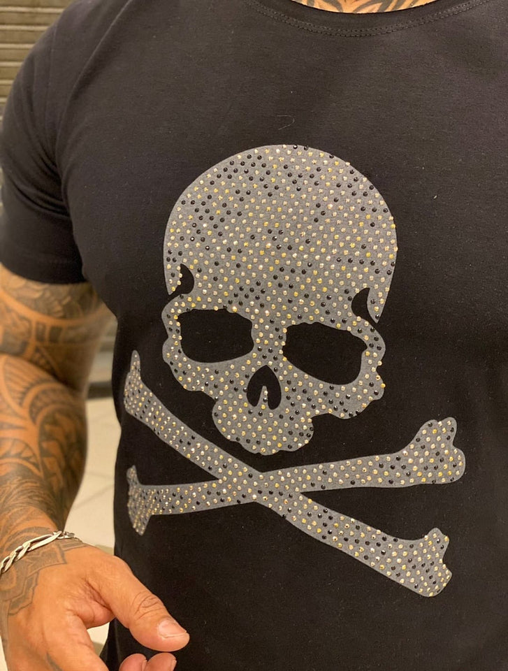 ✨️ T-shirt PREMIUM SKULL BLACK ✨️