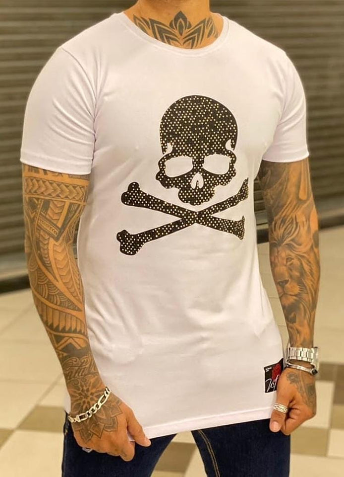 ✨️ T-shirt PREMIUM SKULL WHITE ✨️