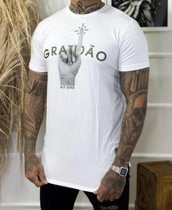 ✨️ T-shirt GRATIDÃO WHITE ✨️