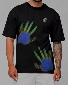 ✨️ T-shirt OVER PALMAS BLACK ✨️