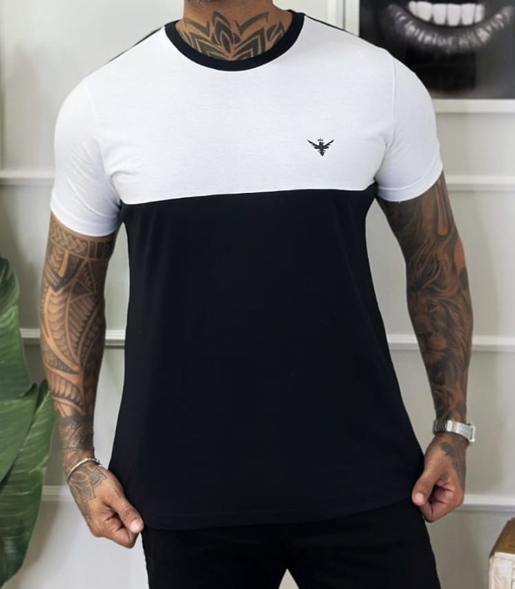 T-shirt Mosaico White