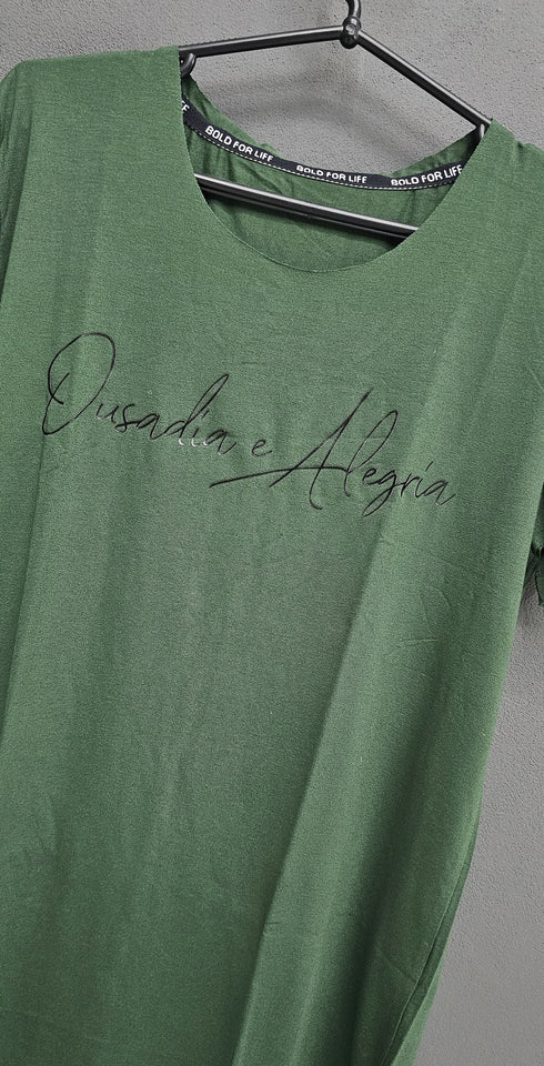✨️ T-shirt OUSADIA E ALEGRIA ✨️