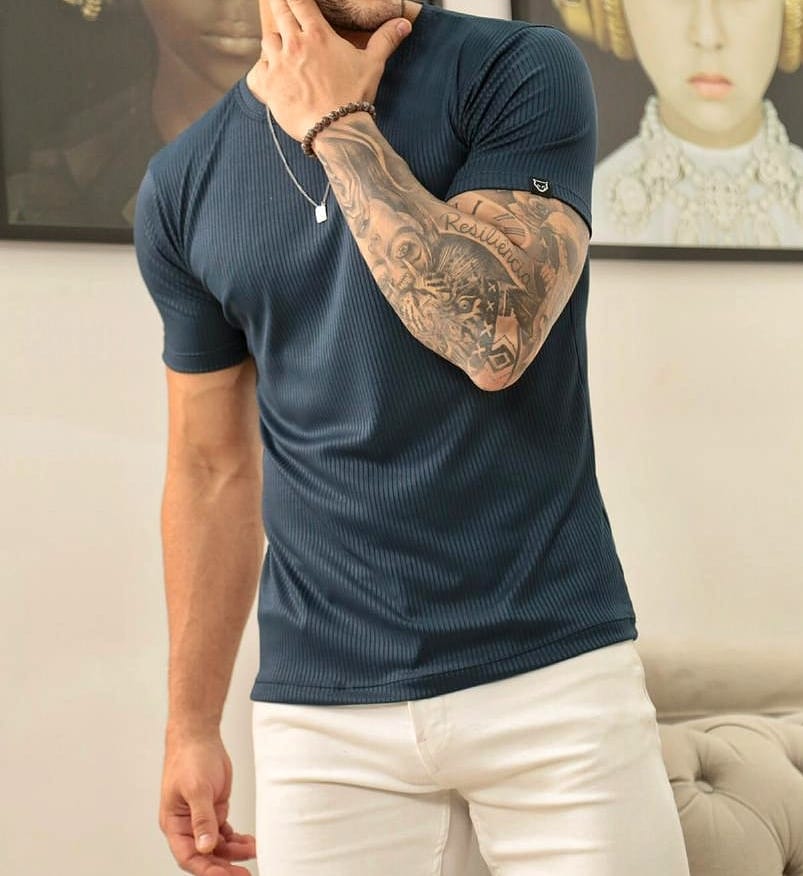 ✨️ T-shirt VOLK CANELADA PETRÓLEO ✨️