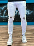 ✨️ Calça Skinny City Destroyed White ✨️