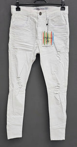 ✨️ Calça Skinny City Destroyed White ✨️