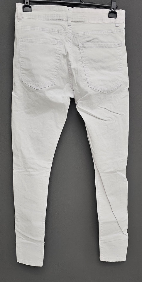 ✨️ Calça Skinny City Destroyed White ✨️
