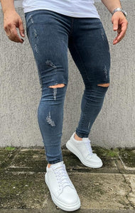Calça Skinny Jst Destroyed Degradê