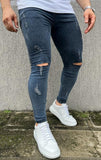 Calça Skinny Jst Destroyed Degradê
