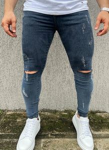 Calça Skinny Jst Destroyed Degradê