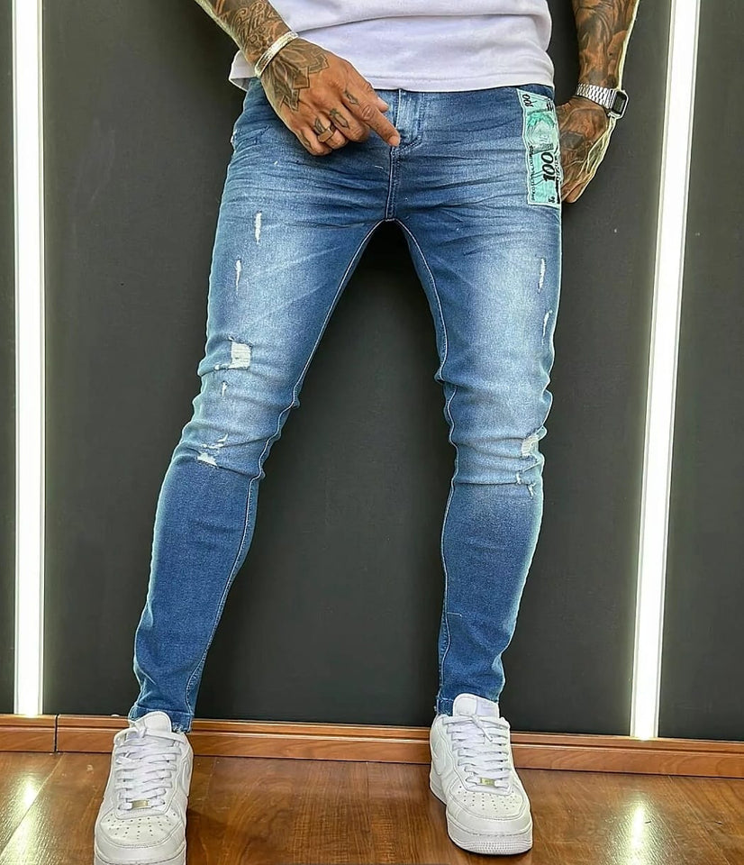 Calça Destroyed Skinny Jay Real
