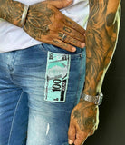 Calça Destroyed Skinny Jay Real