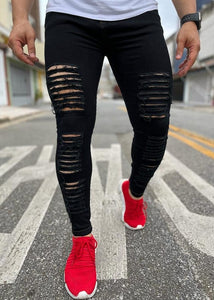 Calça Destroyed Jst Black