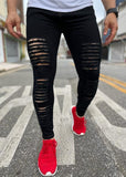 Calça Destroyed Jst Black