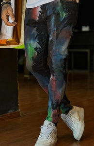 Calça Destroyed Skinny Jay Neon Colors