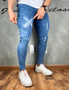 Calça Destroyed Jst X