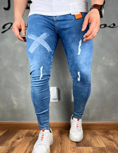 Calça Destroyed Jst X