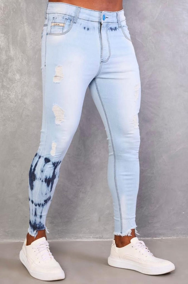 ✨️ Calça Destroyed Codi Estonada Bicolor ✨️
