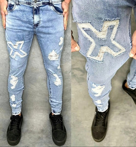 Calça Destroyed Creed X