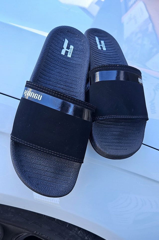 Slide Kangu Suede Black