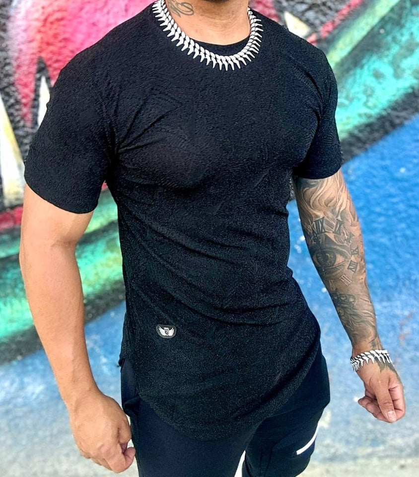 ✨️ T-shirt BITON Flowers Black ✨️