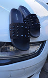 Slide FB Exclusive Spike Suede Black